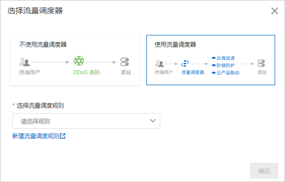 使用流量調度器