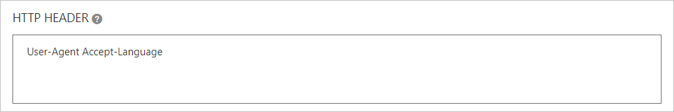 HTTP Header