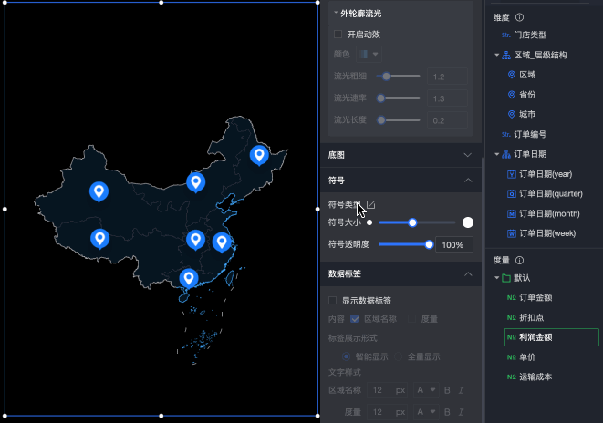 大屏符號地圖-符號類型